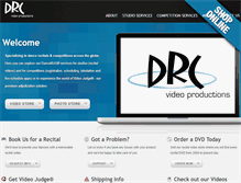 Tablet Screenshot of drcvideo.com